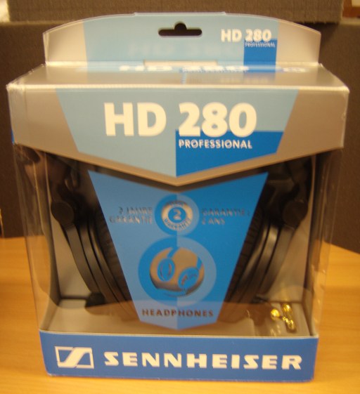 Sennheiser HD280Pro headphones in box
