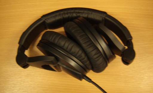 Sennheiser HD280 Pro headphones folded up