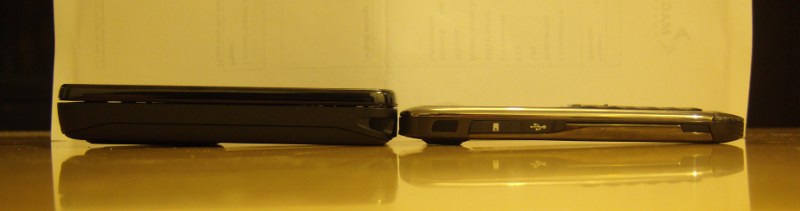N900 vs E71 - Side-by-Side Side View