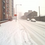 Sherrif Street looking towards the IFSC